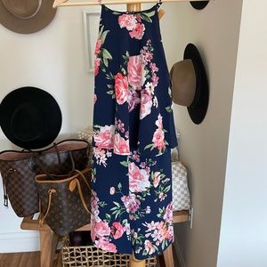 Lulus Blue Floral Romper